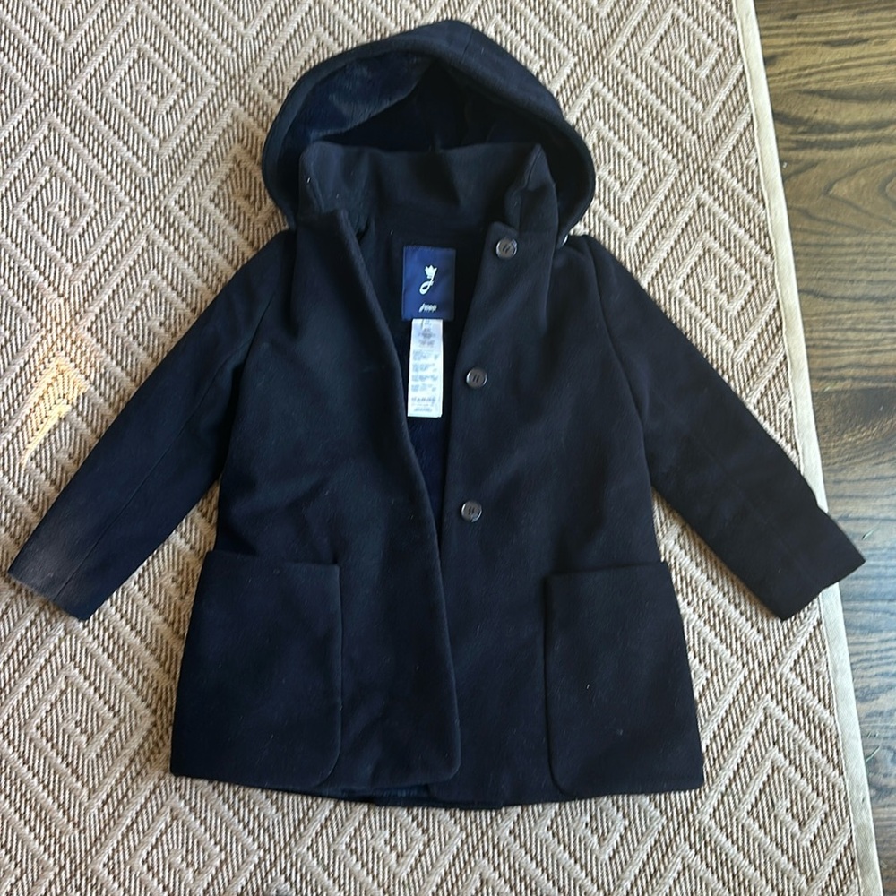 Jacadi Fur lined Pea Coat